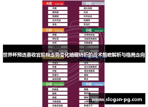 世界杯预选赛收官阶段走势变化暗藏转折的战术前瞻解析与格局走向 世界杯预选赛收官阶段走势变化暗藏转折的战术前瞻解析与格局走向
